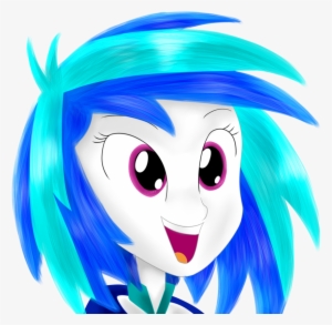 Happy Equestria Girl Vinyl Scratch By Dragonfoorm On - My Little Pony: Equestria Girls