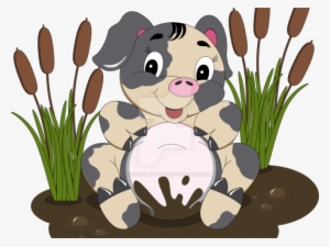 Mud Clipart Pig Face - Mud Clipart Png