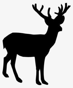 Download Png - Deer Clipart Black