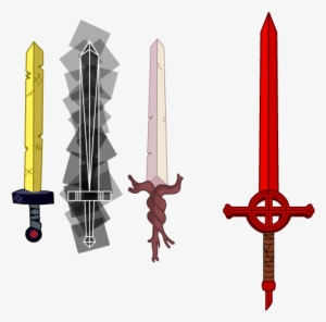 Vector Swords Golden - Finn And Jake Sword