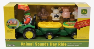 Ertl Company John Deere Animal Sounds Hay Ride - Heuwagen Mit Lustigen Tiergeräuschen Toys/spielzeug