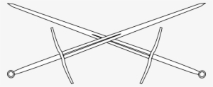 Two Crossed Clip Art - Two Crossed Swords Png