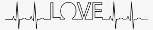 Love Ekg - Transparent Background Nursing Logos