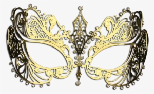 Gold Series Laser Cut Metal Venetian Pretty Masquerade
