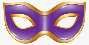 Transparent Masks Purple - Transparent Black Mask Png