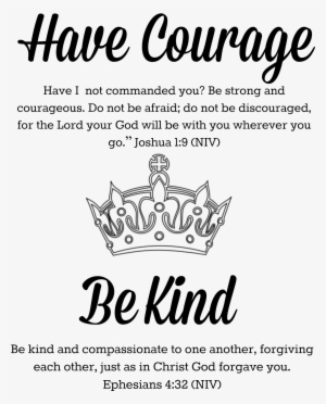 What The Bible Says About Having Courage And Being - Curvy Is The New Thin!