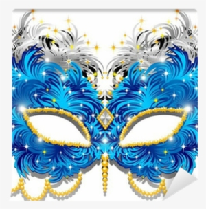 Maschera Carnevale Di Piume Feathers Carnival Mask - Carnaval Plume Masque