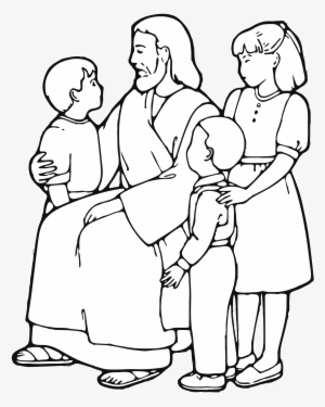 Jesus With Children Drawing At Getdrawings - Jesus With Children Clip Art