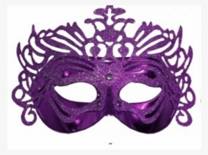 Masquerade Silver Glitter Venetian Ball Mask