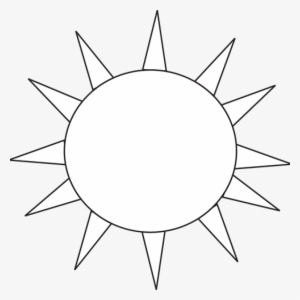 Black And White Sun For Letter S Clip Art Black And - Moolchand Hospital Logo