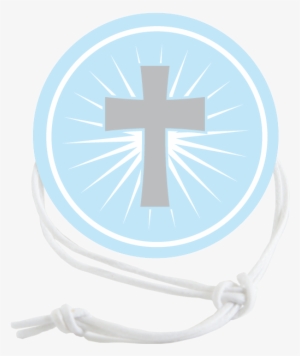 Pink Cross Baptism Napkin Ring By Napkinknot On Etsy - Cross