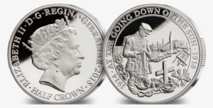 Going Down Of The Sun Half Crown - Battle Of Ypres Centenary Coin