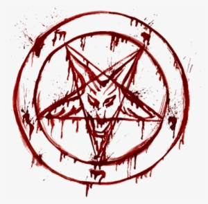 Transparent Pentagram Evil - Bloody Pentagram