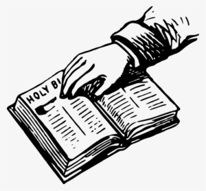 Literal Christian Interpretation - Swear On The Bible Clipart