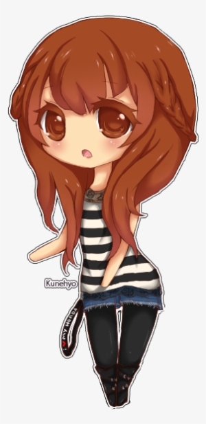 29 Aug - Transparent Chibi Girls With Brown Hair - 675x900 PNG Download ...