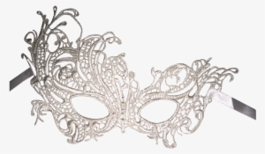 Masquerade Silver Png - Masquerade Silver Lace Mask Png