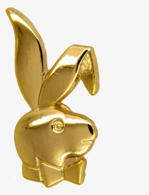 Playboy Bunny Pin, Gold - Gold