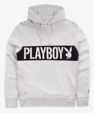 Playboy Hoodie - Grey Marl - Hoodie
