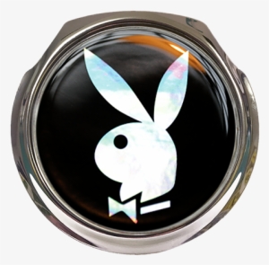 Playboy Car Grille Badge With Fixings - Zippo Playboy Logo Black Lasered Lighter / 60000875