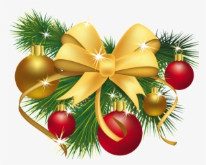 Christmas Decoration Vector - Christmas Flowers Transparent Background