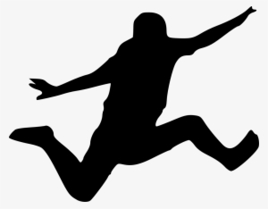 Png File Size - Jumping Silhouette With Transparent