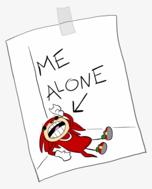 Forever Alone Knuckles By Tigsie On Deviantart - Me Alone Lilo