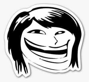 Higher Quality Forever Alone Guy Happy Rage Face - Facebook Troll Faces Png