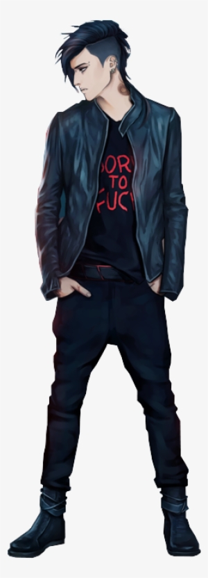 Castiel Is A Young Lad In His Late Teens, 5'11 In Stature, - Andy Biersack Full Body