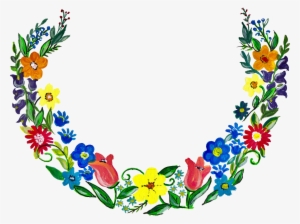 Free Download - Transparent Flower Wreath