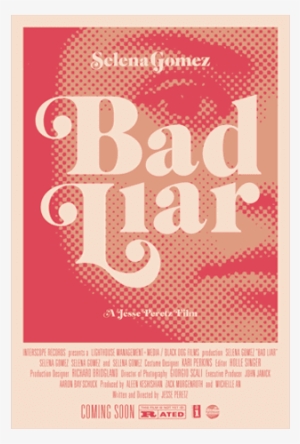 Bad Liar Pink Movie Poster - Bad Liar Movie Poster