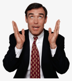 Looking Up Businessman - Businessman Ok Png