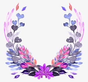 Floral Wreath Frame Flowers Floralwreath - Portable Network Graphics