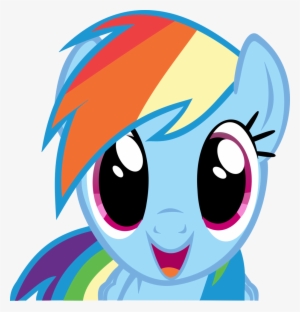Rainbow Dash By Nero Narmeril-d5usz5a - My Little Pony Rainbow Dash Face