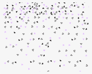 White Confetti Png - Purple And Black Confetti