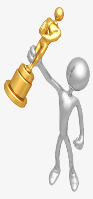 Man Holding Oscar - Scrapbooking