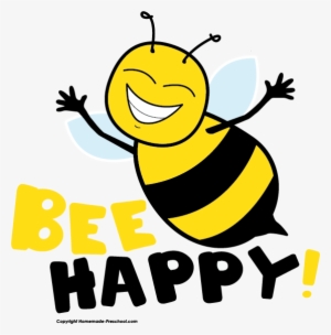 Honey - Happy Bee Clip Art