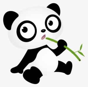 Shocking Panda With Green Bamboo Tattoo Design - Frame Panda Png