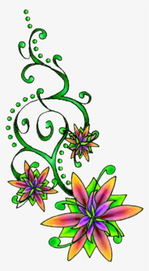 Tattoo Designs Clipart Png Format - Flower Tattoo Design Png