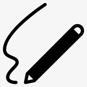 There Is A Squiggly Line Heading Downwards, And Where - Icon