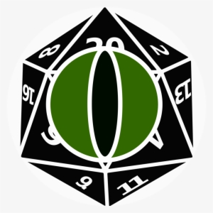 Beholders Eye - 20 Sided Die Png