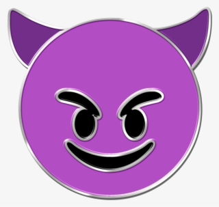 #emoji #evil #demon #purple - Devil Face Emoji - 1024x964 PNG Download ...