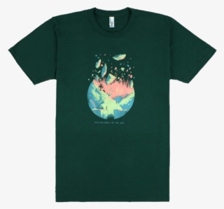 Explosions In The Sky Dissolve Forest Green Tee - Explosions In The Sky-women's Xs