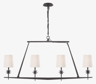 Etoile Linear Pendant - Black Rust - Visual Comfort
