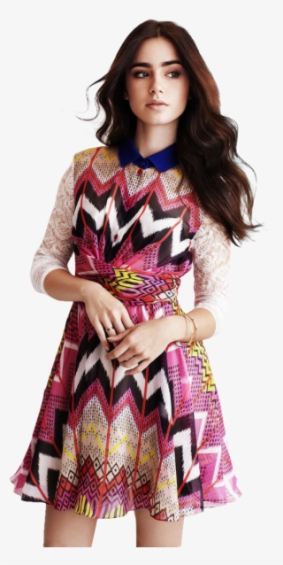 Lily Collins Dress, Lilly Collins Makeup, Lily Collins - Lily Collins Png