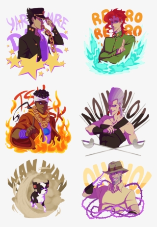 Part Deux Jojo's Bizarre Adventure © Hirohiko Araki, - Jojo Bizarre Adventure Stardust Crusaders Fanart