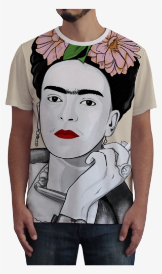 Camiseta Fullprint Frida Kahlo De Daniella Merly Caldasna - T-shirt