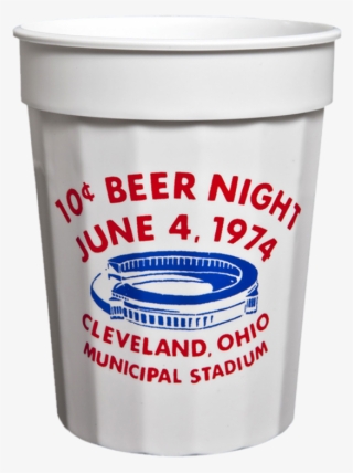 Homage Cleveland 10¢ Beer Night Plastic Stadium Drinking - 10 Cent Beer Night Cup