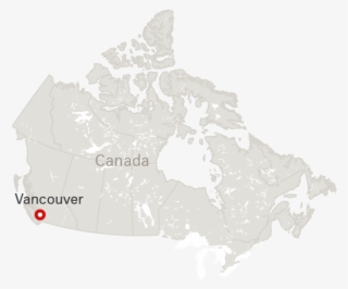 Map Of Canada With Destination Vancouver - Laminated Map Of British Columbia (s Size) | Routemaster