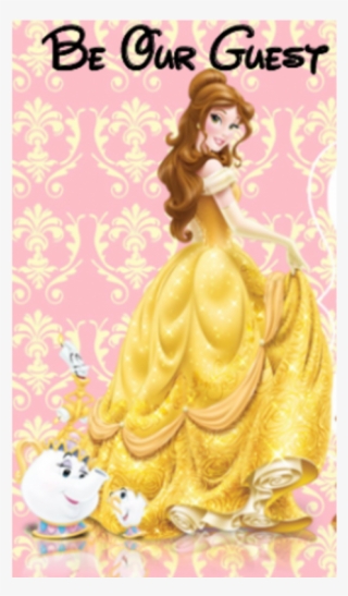 Custom User Image - Princess Belle Birthday Invitation