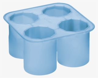 Eiswürfelbereiter Schnapsglas Eisblau - Lurch Germany Silicone Ice Shot Glass Mold